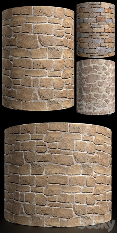 Rubble wall stone masonry